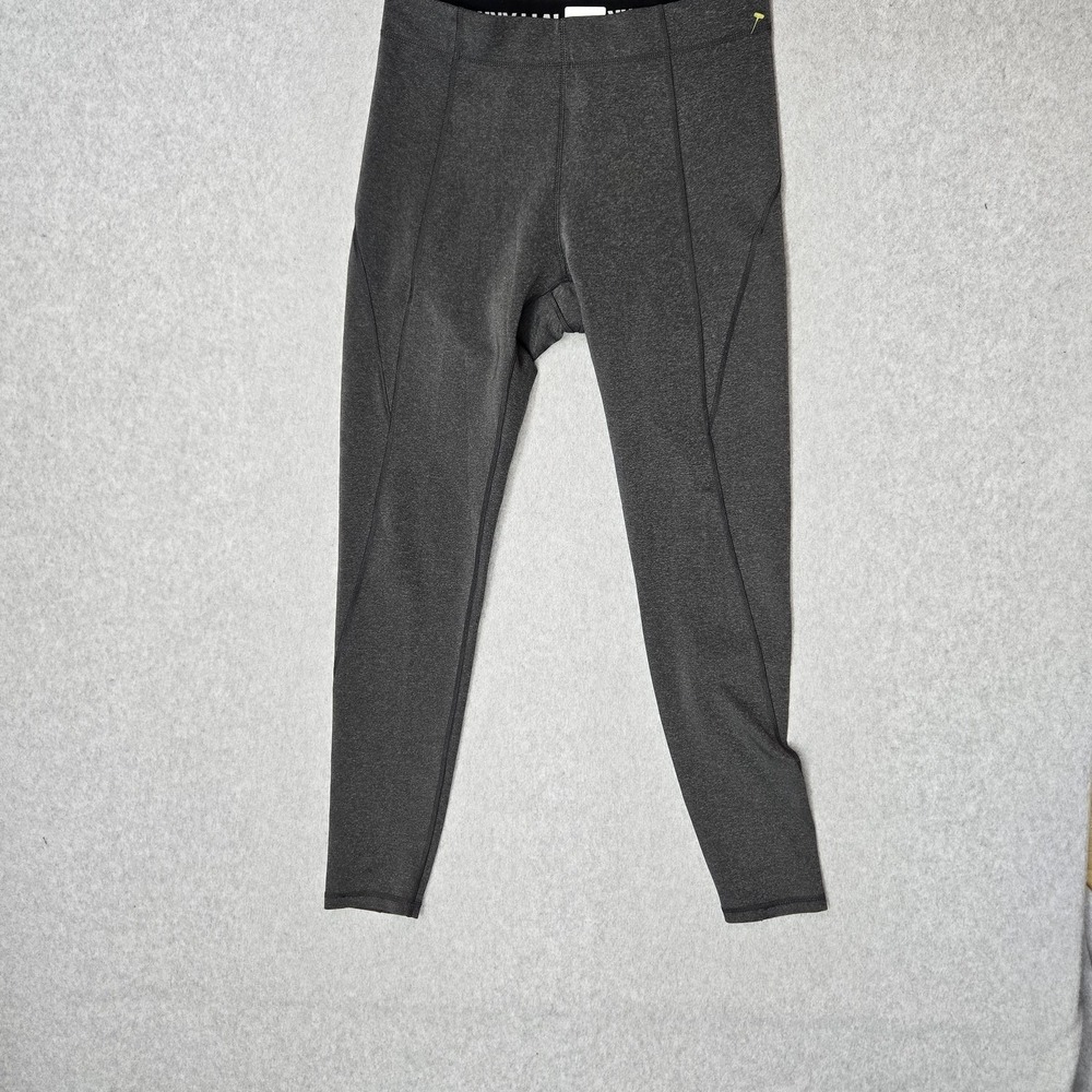 IVY PARK Women Activewear Pants M Gray Legging Running Zipper Logo Slim